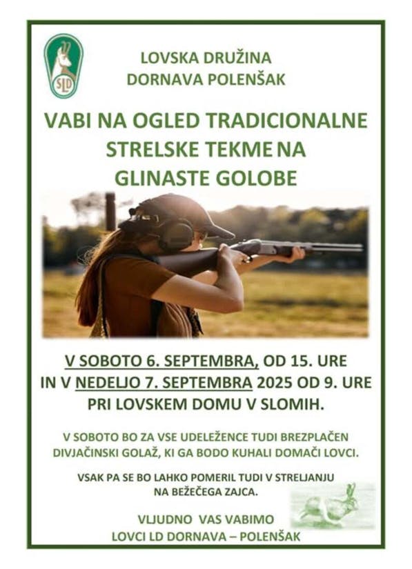 Druženje z občani in streljanje na glinaste golobe